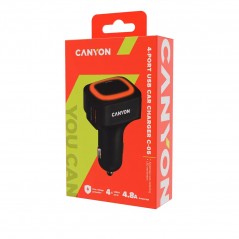 Canyon CNE-CCA05B Dual USB auto punjač