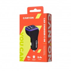 Canyon CNE-CCA08PU Dual USB auto punjač