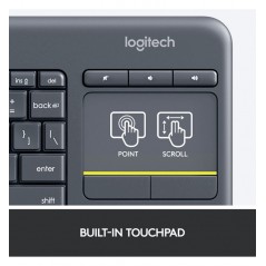 Logitech K400 Plus TouchPad