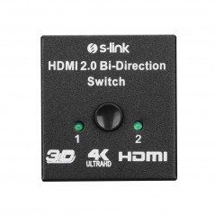 S-link SL-LU613 dvosmjerni HDMI prekidač i razdjelnik s 2 priključka