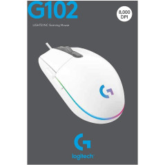 Logitech G102 Lightsync White