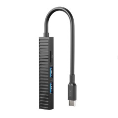 XO HUB014B  USB Tip-C Multi Hub 4in1